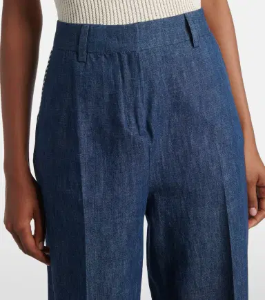 Valentino Chambray straight pants | Thumbnail 6 Valentino Chambray straight pants | Thumbnail 6