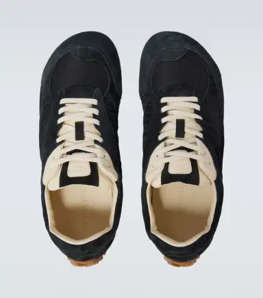 Bottega Veneta Orbit Flash suede-trimmed sneakers | Thumbnail 3 Bottega Veneta Orbit Flash suede-trimmed sneakers | Thumbnail 3