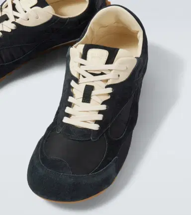 Bottega Veneta Orbit Flash suede-trimmed sneakers | Thumbnail 4 Bottega Veneta Orbit Flash suede-trimmed sneakers | Thumbnail 4