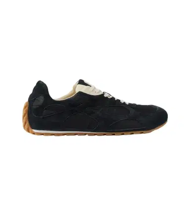 Bottega Veneta Orbit Flash suede-trimmed sneakers | Thumbnail 1 Bottega Veneta Orbit Flash suede-trimmed sneakers | Thumbnail 1