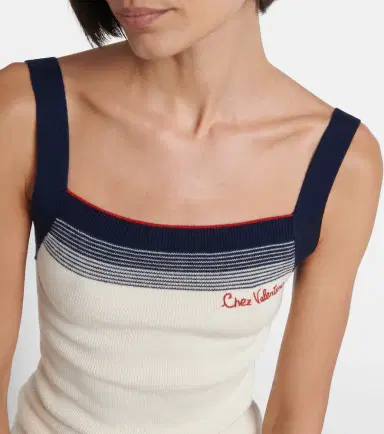 Valentino Chez virgin wool tank top | Thumbnail 3 Valentino Chez virgin wool tank top | Thumbnail 3