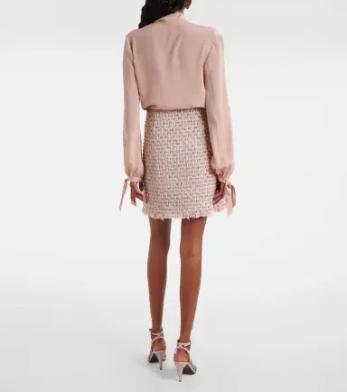 Valentino Embellished tweed miniskirt | Thumbnail 3 Valentino Embellished tweed miniskirt | Thumbnail 3