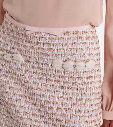Valentino Embellished tweed miniskirt | Thumbnail 5 Valentino Embellished tweed miniskirt | Thumbnail 5