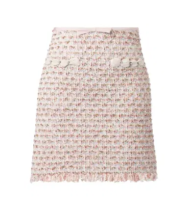 Valentino Embellished tweed miniskirt | Thumbnail 1 Valentino Embellished tweed miniskirt | Thumbnail 1