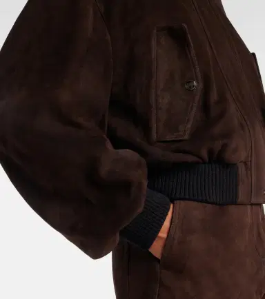 Nour Hammour Briar suede bomber jacket | Thumbnail 2 Nour Hammour Briar suede bomber jacket | Thumbnail 2