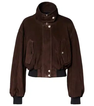 Nour Hammour Briar suede bomber jacket | Thumbnail 1 Nour Hammour Briar suede bomber jacket | Thumbnail 1