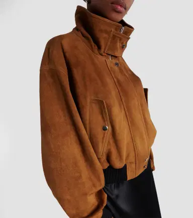 Nour Hammour Briar suede bomber jacket | Thumbnail 5 Nour Hammour Briar suede bomber jacket | Thumbnail 5