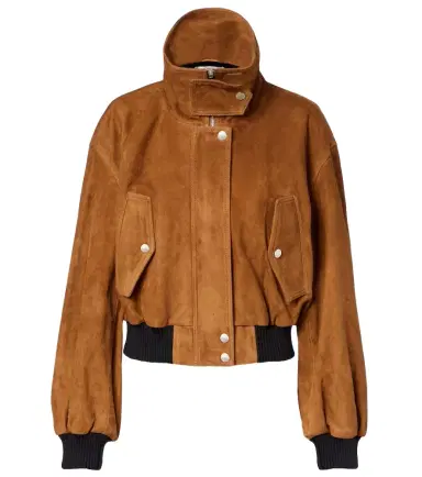 Nour Hammour Briar suede bomber jacket | Thumbnail 1 Nour Hammour Briar suede bomber jacket | Thumbnail 1