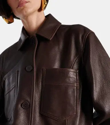 Nour Hammour Leather jacket | Thumbnail 2 Nour Hammour Leather jacket | Thumbnail 2