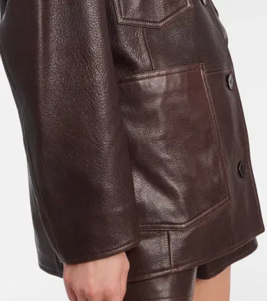 Nour Hammour Leather jacket | Thumbnail 3 Nour Hammour Leather jacket | Thumbnail 3