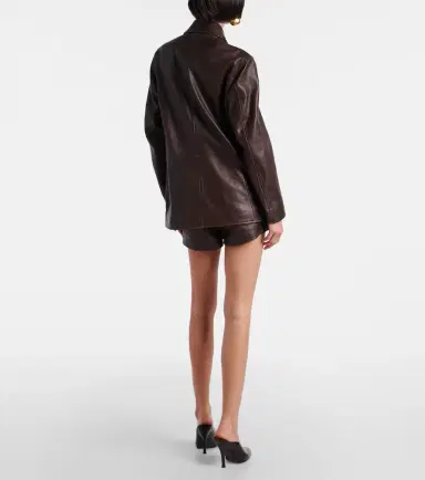 Nour Hammour Leather jacket | Thumbnail 4 Nour Hammour Leather jacket | Thumbnail 4