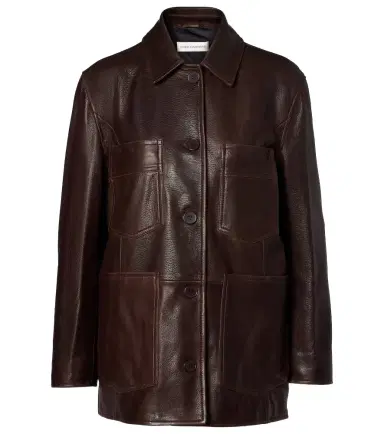 Nour Hammour Leather jacket | Thumbnail 1 Nour Hammour Leather jacket | Thumbnail 1