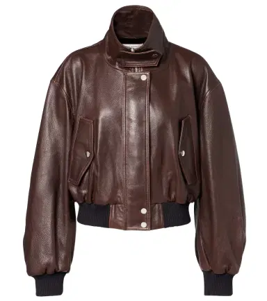 Nour Hammour Briar leather bomber jacket | Thumbnail 1 Nour Hammour Briar leather bomber jacket | Thumbnail 1