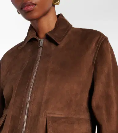 Nour Hammour Vanves suede jacket | Thumbnail 2 Nour Hammour Vanves suede jacket | Thumbnail 2