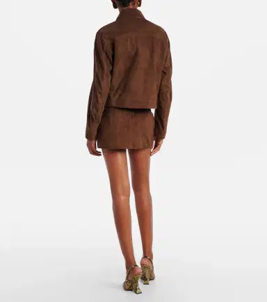 Nour Hammour Vanves suede jacket | Thumbnail 4 Nour Hammour Vanves suede jacket | Thumbnail 4