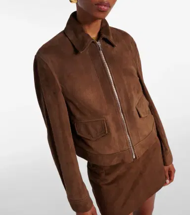 Nour Hammour Vanves suede jacket | Thumbnail 5 Nour Hammour Vanves suede jacket | Thumbnail 5