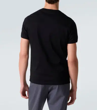 Prada Triangle cotton jersey T-shirt | Thumbnail 2 Prada Triangle cotton jersey T-shirt | Thumbnail 2