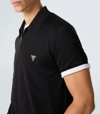 Prada Virgin wool polo shirt | Thumbnail 4 Prada Virgin wool polo shirt | Thumbnail 4