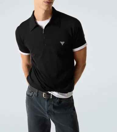 Prada Virgin wool polo shirt | Thumbnail 5 Prada Virgin wool polo shirt | Thumbnail 5