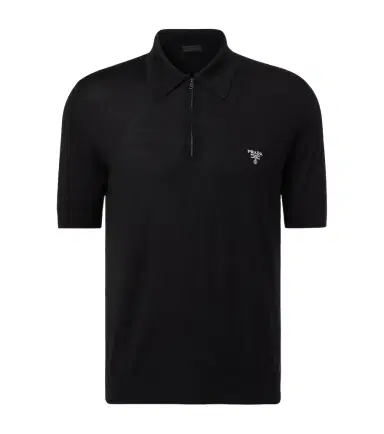 Prada Virgin wool polo shirt | Thumbnail 1 Prada Virgin wool polo shirt | Thumbnail 1