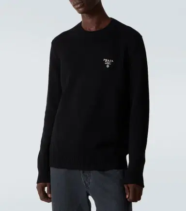 Prada Logo cashmere sweater | Thumbnail 3 Prada Logo cashmere sweater | Thumbnail 3