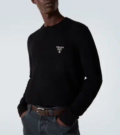 Prada Logo cashmere sweater | Thumbnail 4 Prada Logo cashmere sweater | Thumbnail 4