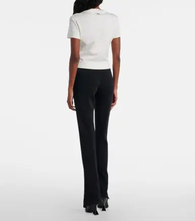 Mugler Embellished cotton jersey T-shirt | Thumbnail 3 Mugler Embellished cotton jersey T-shirt | Thumbnail 3