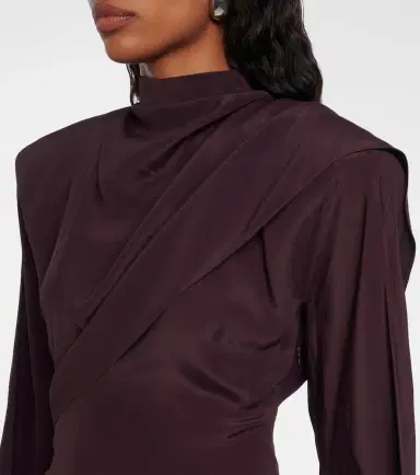 Mugler Draped asymmetric minidress | Thumbnail 4 Mugler Draped asymmetric minidress | Thumbnail 4