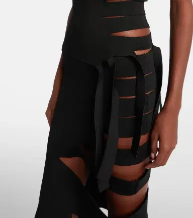 Mugler Asymmetric cut-out top | Thumbnail 4 Mugler Asymmetric cut-out top | Thumbnail 4