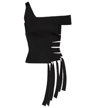 Mugler Asymmetric cut-out top | Thumbnail 1 Mugler Asymmetric cut-out top | Thumbnail 1