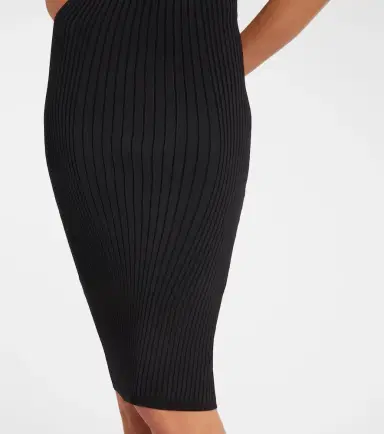 Mugler Ribbed-knit midi dress | Thumbnail 5 Mugler Ribbed-knit midi dress | Thumbnail 5