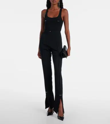 Mugler Embellished cotton-blend bodysuit | Thumbnail 5 Mugler Embellished cotton-blend bodysuit | Thumbnail 5