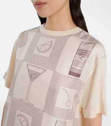 Loro Piana Mazzorbo printed silk jersey T-shirt | Thumbnail 4 Loro Piana Mazzorbo printed silk jersey T-shirt | Thumbnail 4