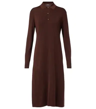 Loro Piana Lyskamm knitted silk polo dress | Thumbnail 1 Loro Piana Lyskamm knitted silk polo dress | Thumbnail 1