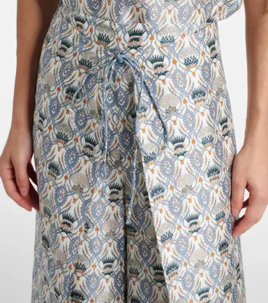 Loro Piana Maynard silk shantung wide-leg pants | Thumbnail 3 Loro Piana Maynard silk shantung wide-leg pants | Thumbnail 3