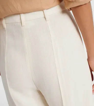Loro Piana Bob linen crêpe tapered pants | Thumbnail 6 Loro Piana Bob linen crêpe tapered pants | Thumbnail 6
