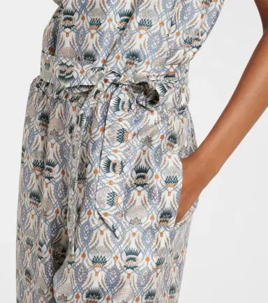 Loro Piana Nadia printed silk shantung jumpsuit | Thumbnail 4 Loro Piana Nadia printed silk shantung jumpsuit | Thumbnail 4