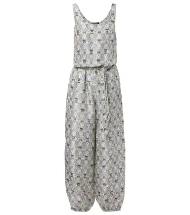 Loro Piana Nadia printed silk shantung jumpsuit | Thumbnail 1 Loro Piana Nadia printed silk shantung jumpsuit | Thumbnail 1