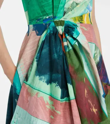 Roksanda Nura bow-detail cotton cocktail dress | Thumbnail 6 Roksanda Nura bow-detail cotton cocktail dress | Thumbnail 6