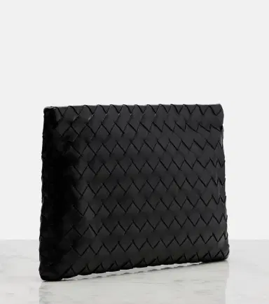 Bottega Veneta Intrecciato Medium leather pouch | Thumbnail 4 Bottega Veneta Intrecciato Medium leather pouch | Thumbnail 4