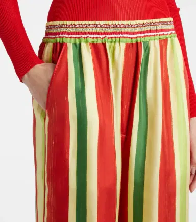 Dolce & Gabbana High-rise striped silk palazzo pants | Thumbnail 5 Dolce & Gabbana High-rise striped silk palazzo pants | Thumbnail 5