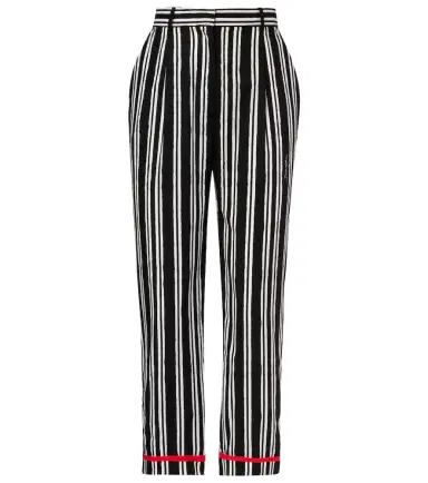 Dolce & Gabbana Striped cotton straight pants | Thumbnail 1 Dolce & Gabbana Striped cotton straight pants | Thumbnail 1