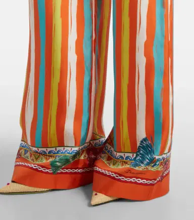 Dolce & Gabbana Striped silk palazzo pants | Thumbnail 2 Dolce & Gabbana Striped silk palazzo pants | Thumbnail 2