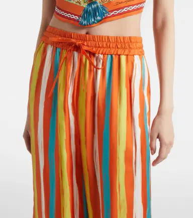 Dolce & Gabbana Striped silk palazzo pants | Thumbnail 3 Dolce & Gabbana Striped silk palazzo pants | Thumbnail 3