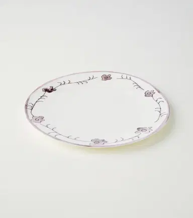 SERAX Dark Viola Anemone Milk starter plate and bowl set by Marni | Thumbnail 3 SERAX Dark Viola Anemone Milk starter plate and bowl set by Marni | Thumbnail 3