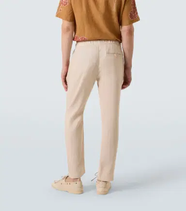 Frescobol Carioca Oscar linen and cotton straight pants | Thumbnail 3 Frescobol Carioca Oscar linen and cotton straight pants | Thumbnail 3