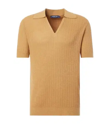 Frescobol Carioca Joaquim cotton-blend polo shirt | Thumbnail 1 Frescobol Carioca Joaquim cotton-blend polo shirt | Thumbnail 1