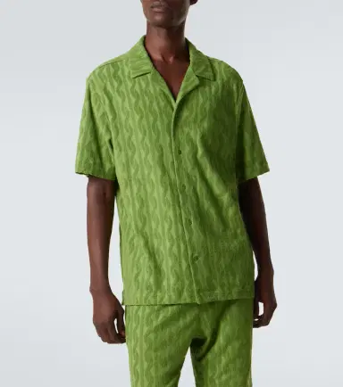 Frescobol Carioca Roberto cotton, silk, and linen terry shirt | Thumbnail 2 Frescobol Carioca Roberto cotton, silk, and linen terry shirt | Thumbnail 2