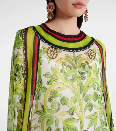Dolce & Gabbana Printed silk maxi dress | Thumbnail 6 Dolce & Gabbana Printed silk maxi dress | Thumbnail 6