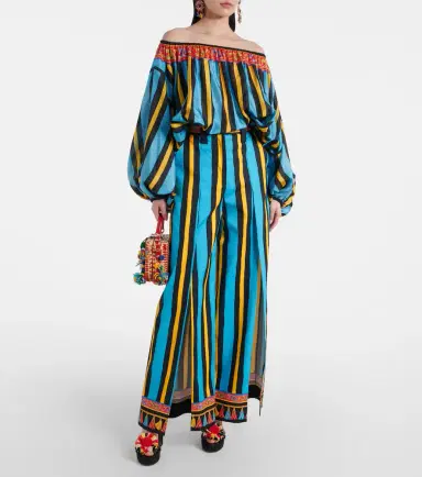 Dolce & Gabbana Patterned silk top | Thumbnail 3 Dolce & Gabbana Patterned silk top | Thumbnail 3